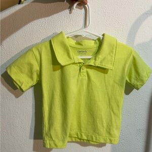 Carter's Bright Green Kids Polo